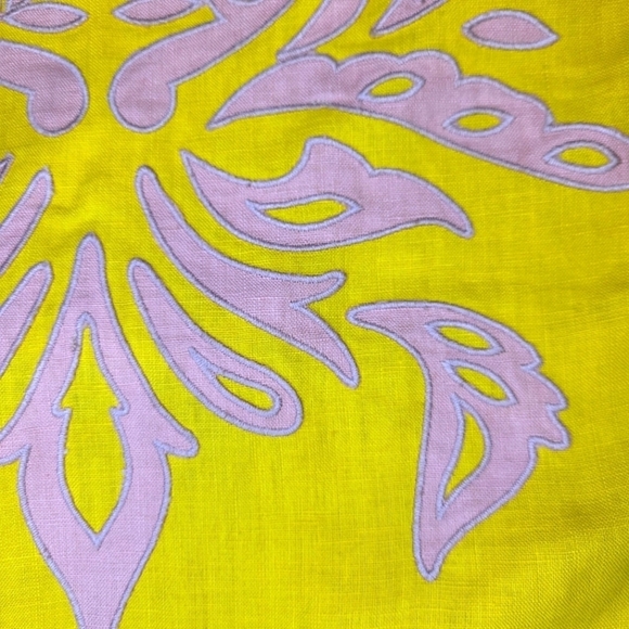 [Like New] Boden 100% Linen Keyhole Neck 3/4 Sleeve Tunic Size 4 - Picture 7 of 9